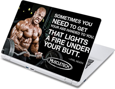 

ezyPRNT Phil Heath Motivation Quote (13 to 13.9 inch) Vinyl Laptop Decal 13