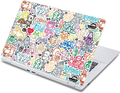 

ezyPRNT Sketched Doodle (13 to 13.9 inch) Vinyl Laptop Decal 13