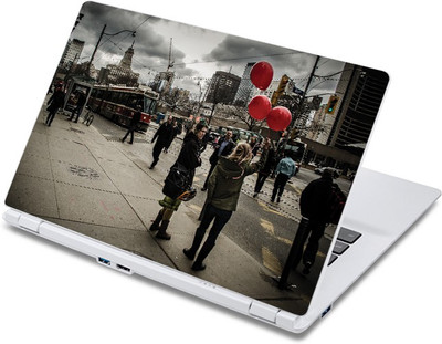

ezyPRNT The Clouds in City (13 to 13.9 inch) Vinyl Laptop Decal 13