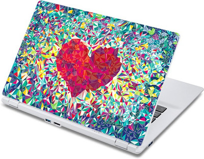 

ezyPRNT Abstract Heart Pattern (13 to 13.9 inch) Vinyl Laptop Decal 13