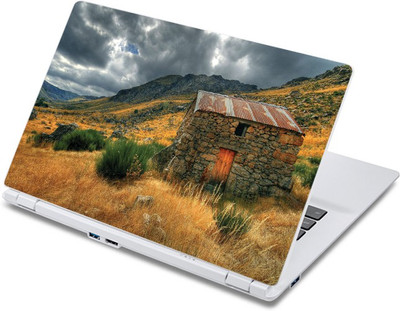

ezyPRNT Dark Clouds Irregular Lands Nature (13 to 13.9 inch) Vinyl Laptop Decal 13