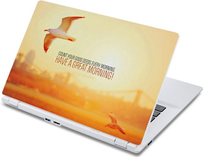 ezyPRNT The Sunflower Valley (13 to 13.9 inch) Vinyl Laptop Decal 13