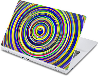 

ezyPRNT Colorful Concentric Circular Pattern (13 to 13.9 inch) Vinyl Laptop Decal 13