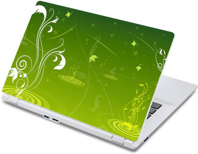

ezyPRNT Green Fantasy Floral Pattern 2 (13 to 13.9 inch) Vinyl Laptop Decal 13