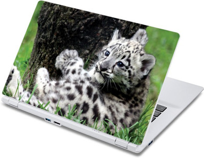 

ezyPRNT Panther Cub Looking Back Wildlife (13 to 13.9 inch) Vinyl Laptop Decal 13