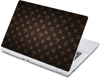 

ezyPRNT Brown Super Mario Powers Pattern (13 to 13.9 inch) Vinyl Laptop Decal 13