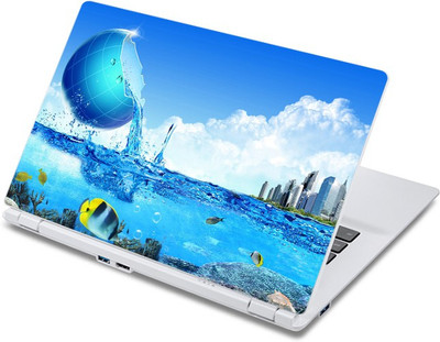 

ezyPRNT Abstract Broken Globe (13 to 13.9 inch) Vinyl Laptop Decal 13