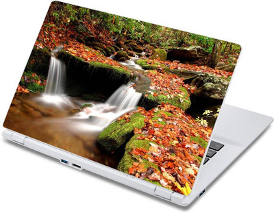 

ezyPRNT Winter Waterfall Nature (13 to 13.9 inch) Vinyl Laptop Decal 13