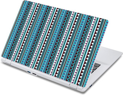 

ezyPRNT Blue Saree Border Pattern (13 to 13.9 inch) Vinyl Laptop Decal 13