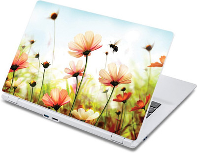 

ezyPRNT Reddish Yellow Flowers (13 to 13.9 inch) Vinyl Laptop Decal 13