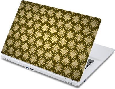 

ezyPRNT The Star Flower Pattern (13 to 13.9 inch) Vinyl Laptop Decal 13