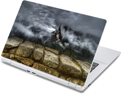 

ezyPRNT Eagle in Storm Nature (13 to 13.9 inch) Vinyl Laptop Decal 13
