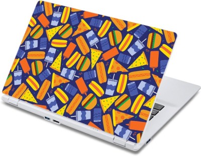 

ezyPRNT The Junk Food Doodle (13 to 13.9 inch) Vinyl Laptop Decal 13