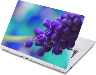 

ezyPRNT Bunch of Purple Flower (13 to 13.9 inch) Vinyl Laptop Decal 13