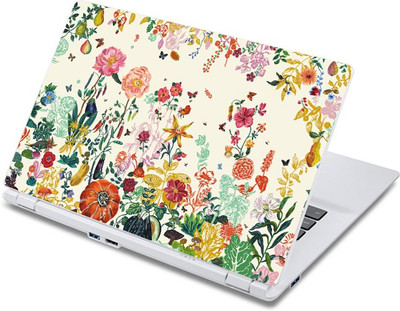

ezyPRNT Wonderful Flowers Sketch (13 to 13.9 inch) Vinyl Laptop Decal 13