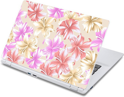 

ezyPRNT Colorful Jasmines (13 to 13.9 inch) Vinyl Laptop Decal 13