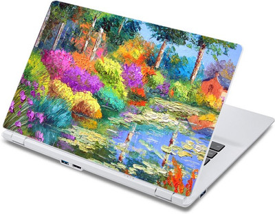 ezyPRNT Nature Oil Painting (13 to 13.9 inch) Vinyl Laptop Decal 13