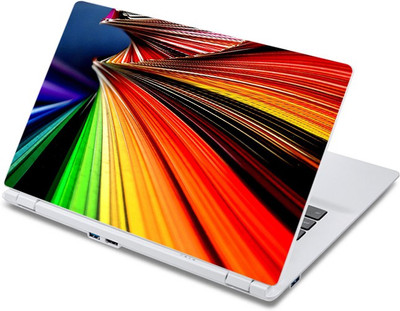

ezyPRNT Merging Colorful Lines Pattern (13 to 13.9 inch) Vinyl Laptop Decal 13