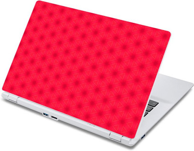 

ezyPRNT Red Stars on Red Background Pattern (13 to 13.9 inch) Vinyl Laptop Decal 13
