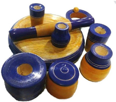 

Kalaplanet Kalaaplanet Eco-Friendly Wooden Toy Kitchen Set - Purple(Multicolor)