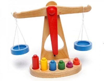 

Kalaplanet Kalaaplanet Wooden Measuring Balance Game(Multicolor)