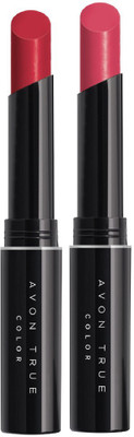 

Avon Anew Lip Stylo Lipstick pack of two(Frisky Red, Lasting Pink, 1.8 g)