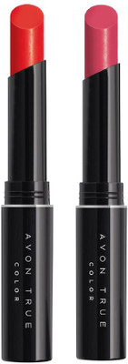 

Avon Anew Lip Stylo Lipstick pack of two(Sunset, Lasting Pink)