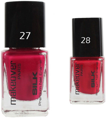 

Makeover Professional Nail Paint Combo Love-Affair-27 , Rosewood-Pink-28 (9 ml, Pack of 2) Multi(Pack of 2)