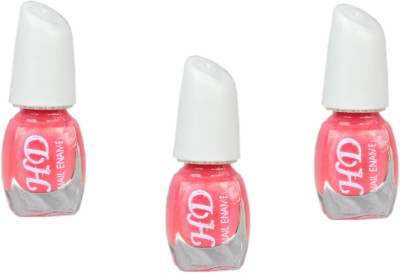 

Selva Front Multicolored Nail Paint Polish pink(Pack of 3)