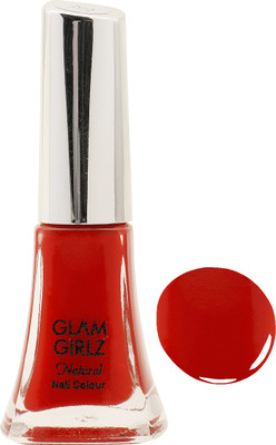 

Glam Girlz Natural Stylist Rich Red Gel Nail Paint, 9 ml Crimson
