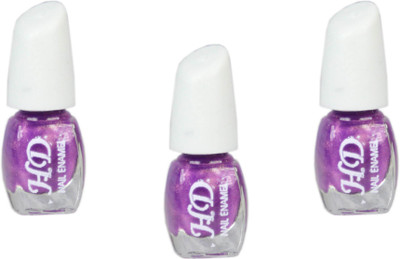 

Selva Front Multicolored Nail Paint Polish ert multi color(Pack of 3)