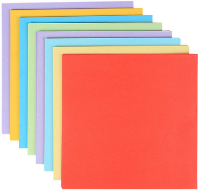 

PIGLOO ORG120 UNRULED 17.5 X 17.5 cm Origami Paper(Set of 1, Multicolor)