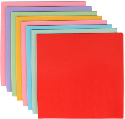 

PIGLOO ORG175 Unruled 17.5 x 17.5 cm Origami Paper(Set of 1, Multicolor)