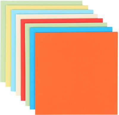 

PIGLOO Square Unruled 15 X 15 cm Origami Paper(Set of 1, Multicolor)
