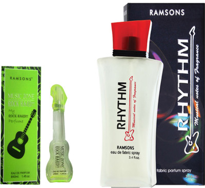 

RAMSONS RHYTHM PERFUME 100 ML+MUSIC ZONE ROCK HARD PERFUME 40 ML Eau de Parfum - 100 ml(For Men & Women)