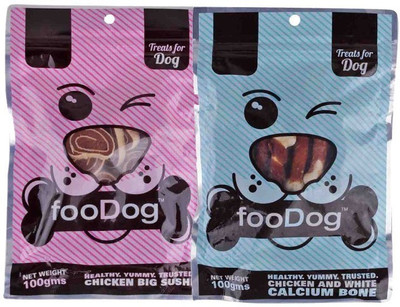 

Pets Empire Combo Offer Dog Treats Puppy Chew Snacks,Chicken And White Calcium Bone,100 Gms + Dog Treats Puppy Chew Snacks,Chicken Big Sushi,100 Gms( Pack of 2 ) Chicken 0.2 kg Dry Dog Food(Pack of 2)