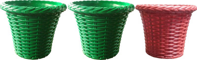 

SHOPTICO Plant pots Plant Container Set(Plastic)