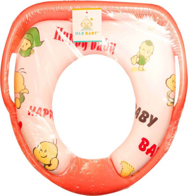 

Kidoyzz Soft Cushion Comfortable Potty Trainer Seat for Potty Training Seat with Support Handles for kids KDBYPS032 Potty Seat(Multicolor)