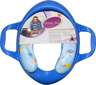 

Kidoyzz Soft Cushion Comfortable Potty Trainer Seat for Potty Training Seat with Support Handles for kids KDBYPS054 Potty Seat(Multicolor)