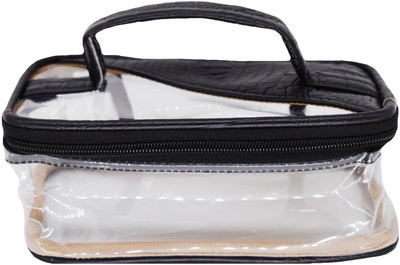 

Bagaholics Multifunction Transparent Beauty Travel Multipurpose Cosmetic Bag Organizer Case Makeup Pouch Toiletry Bag Cosmetic Bag(Black)