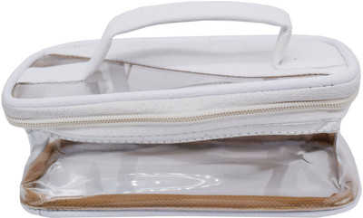 

Bagaholics Multifunction Transparent Beauty Travel Multipurpose Cosmetic Bag Organizer Case Makeup Pouch Toiletry Bag Cosmetic Bag(White)