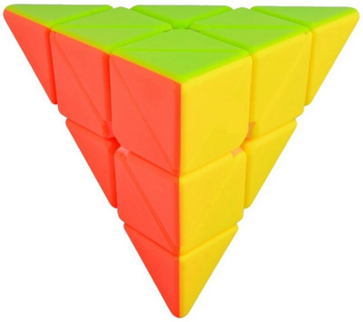 

M-Alive Pyramid Pyraminx Sticker Less Speed Cube 3x3x3(1 Pieces)