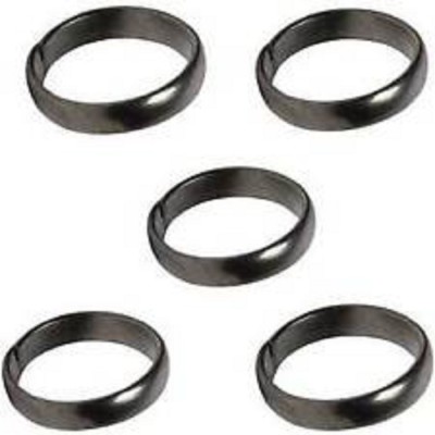 numeroastro Black Horse Shoe Ring (Set Of 5 Pcs)(Adjustable) Metal Ring