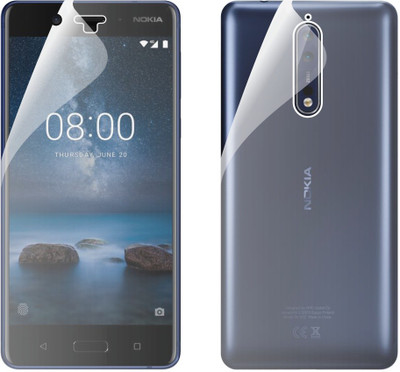 CASE CREATION Front and Back Screen Guard for Nokia 8 Android Phone(Pack of 2)