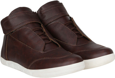 

Koxko Rock Outdoors Half Ankle Faux Leather Casual Boot Shoes for Men Casuals For Men(Brown