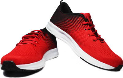 BLUE FOX Running Shoes For Men(Red, Black
