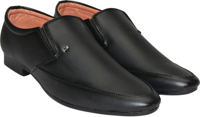 

Strive Black Pointed Slip On For Men(Black