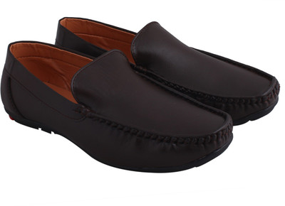 

Crunx Moccasin Loafers For Men(Brown
