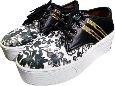 

Fashionitz Sneakers For Women(Black, White