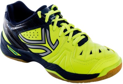 14% OFF on Artengo by Decathlon Badminton Shoes For Men(Yellow) on Flipkart  | PaisaWapas.com